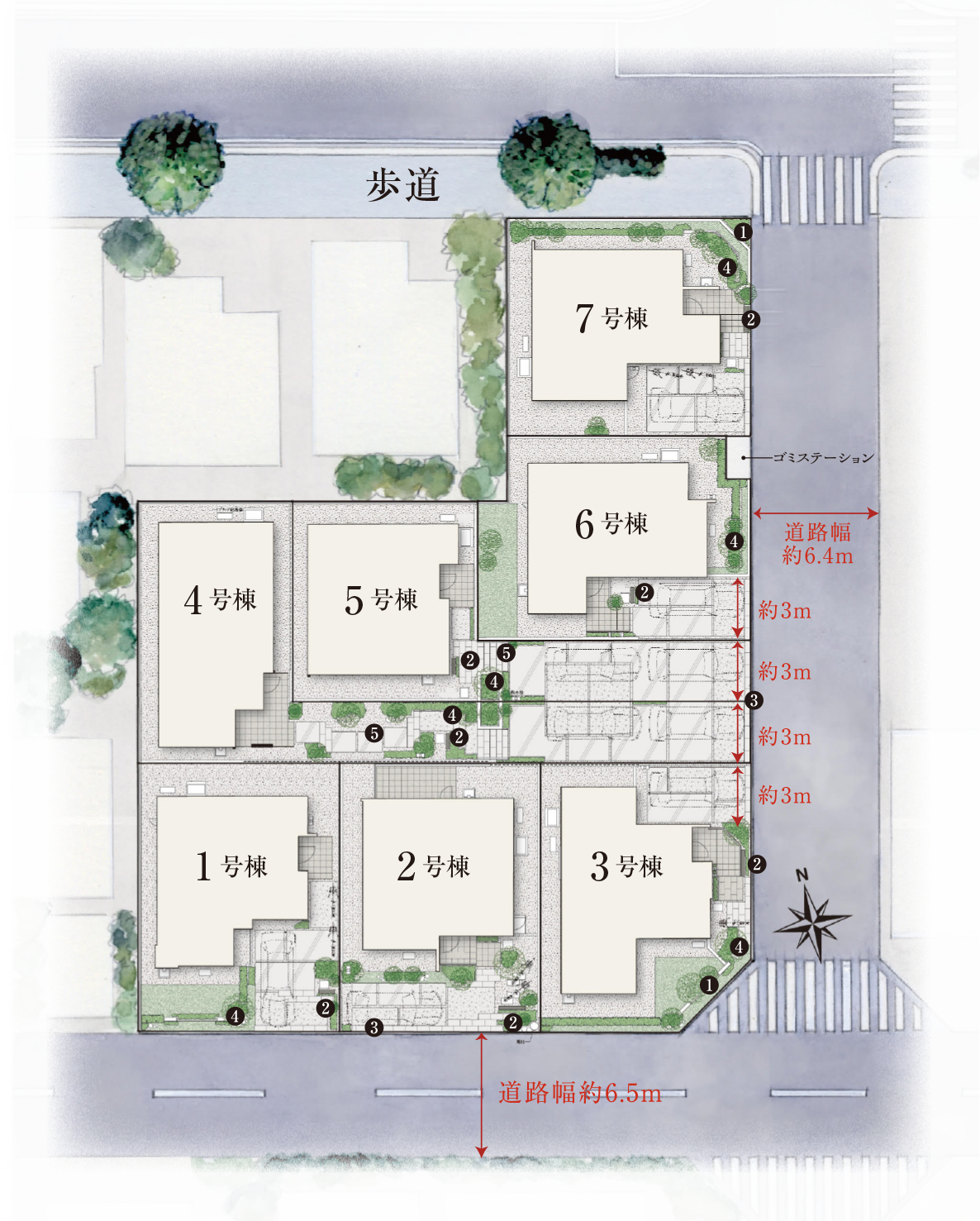街区イメージイラスト
