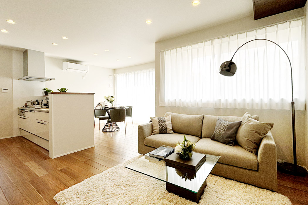 1号棟リビング・ダイニング・キッチン