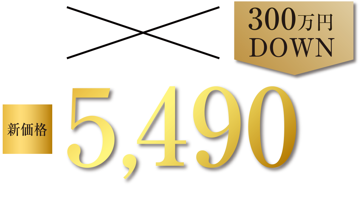 3号棟300万円DOWN