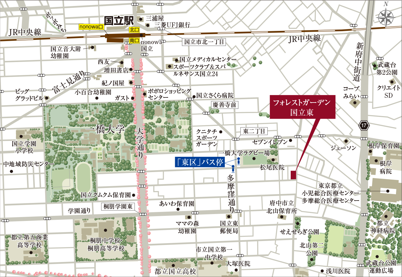 現地案内図