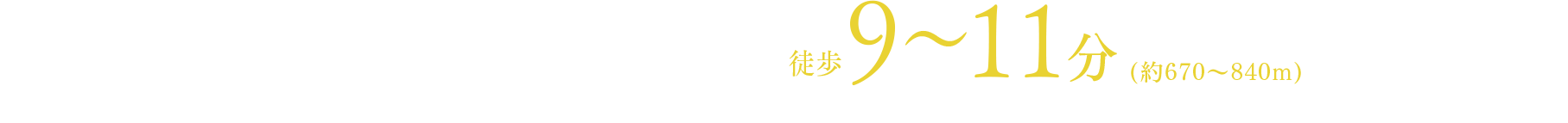 地下鉄七隈線 福大前駅 徒歩約9~11分