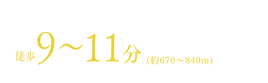 地下鉄七隈線 福大前駅 徒歩約9~11分