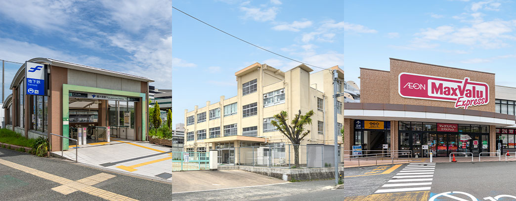 ユーエムタウン福大前駅東 ロケーションimage
