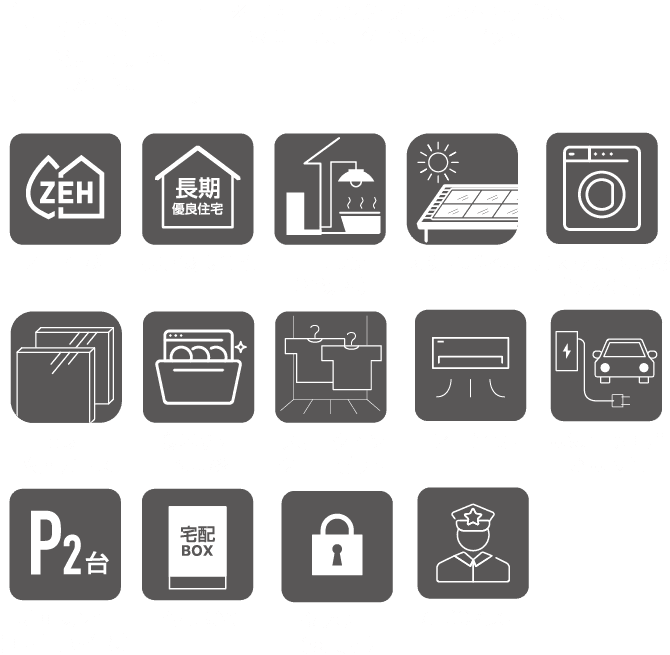 プラン1の装備アイコン