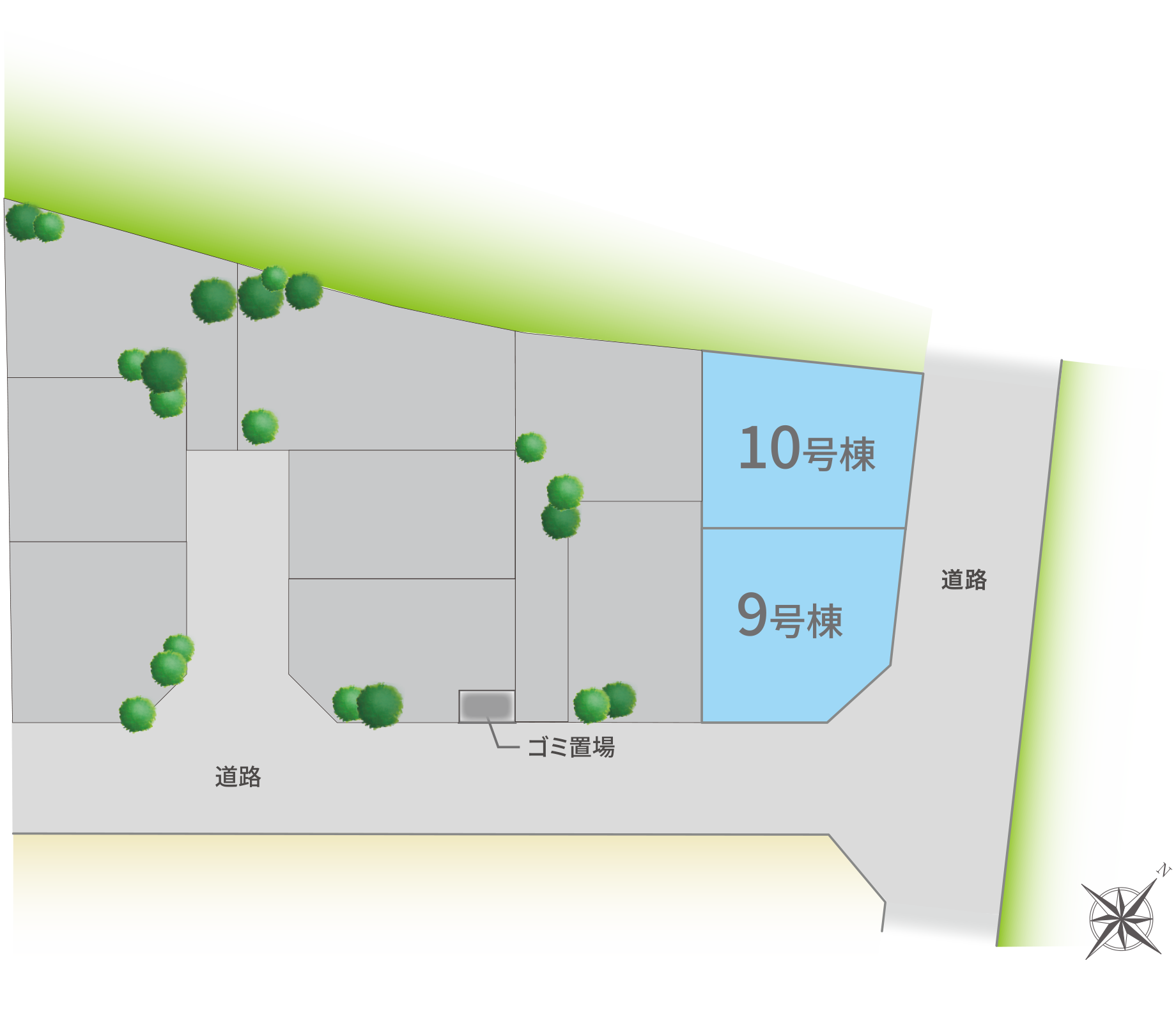 「フォレストガーデン東須磨駅前S-TERRACE」全体区画図