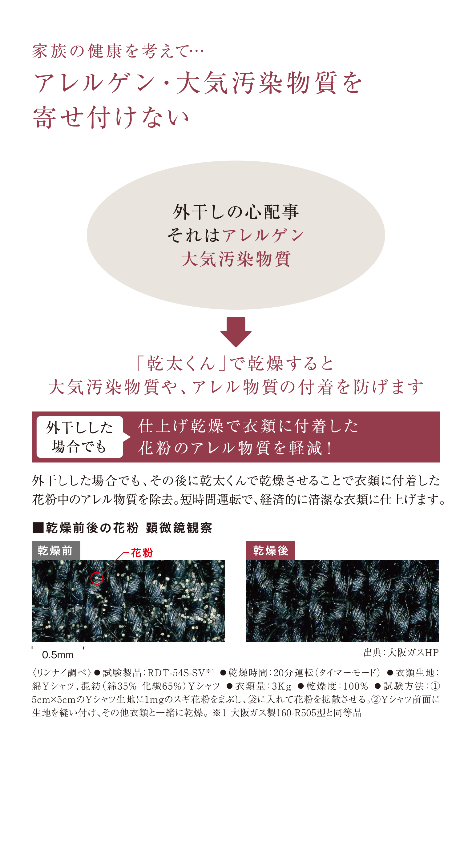 家族の健康を考えて…アレルゲンを寄せ付けない