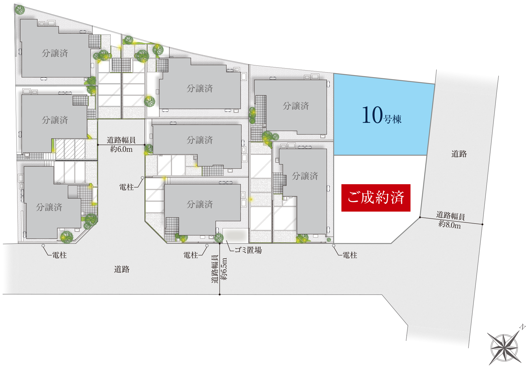 「フォレストガーデン東須磨駅前S-TERRACE」全体区画図