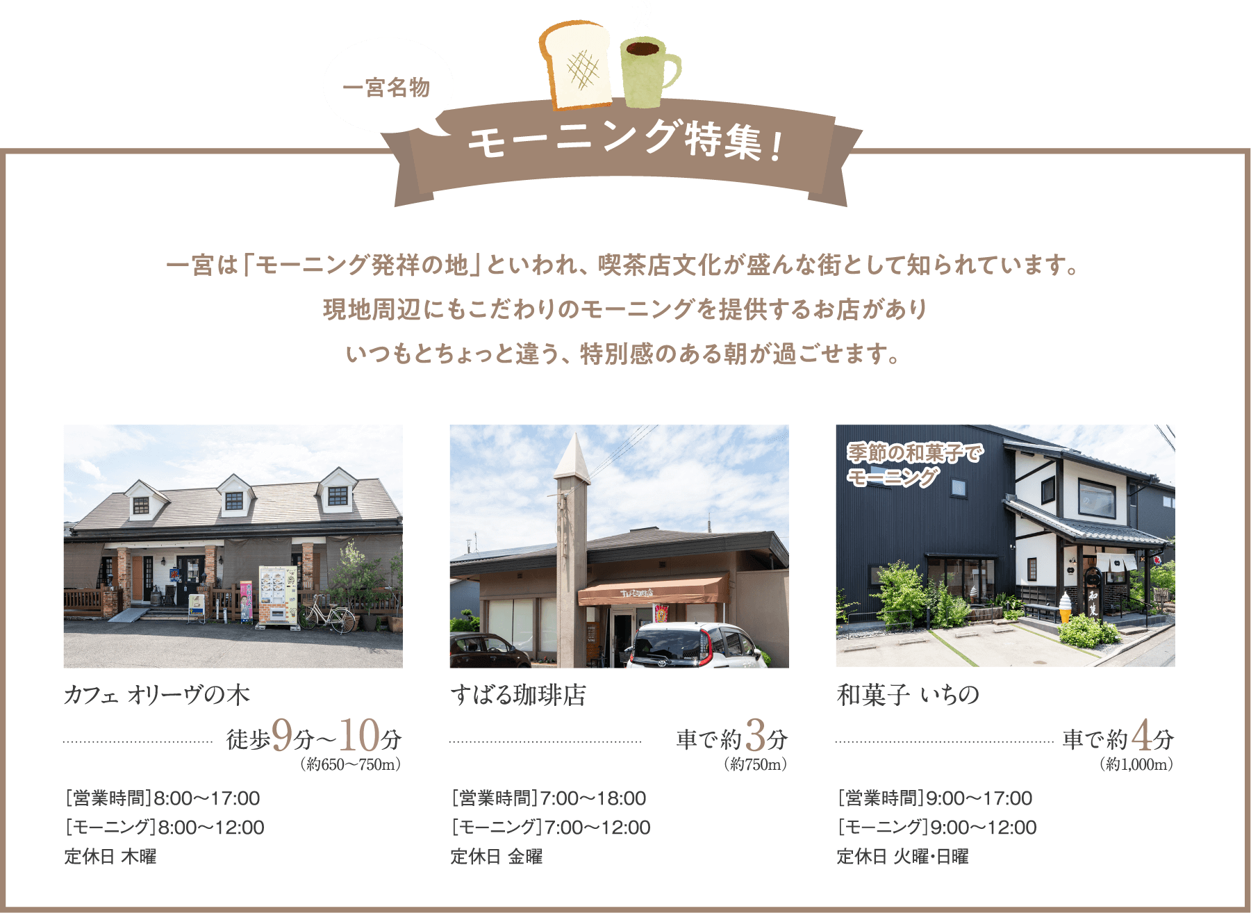 モーニング特集！