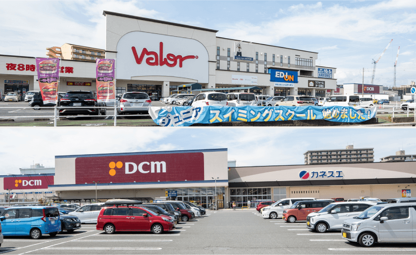 スーパーマーケットバロー 一宮西店/エディオン 一宮西店/カネスエ 一宮八幡店/ＤＣＭ 一宮八幡店