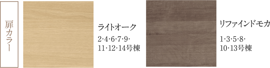扉カラー