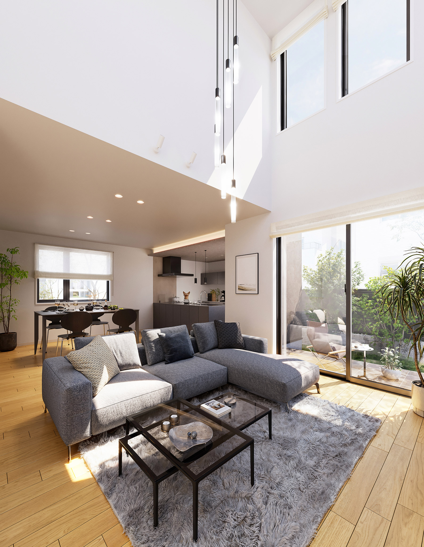 モデルハウス完成予想ＣＧ