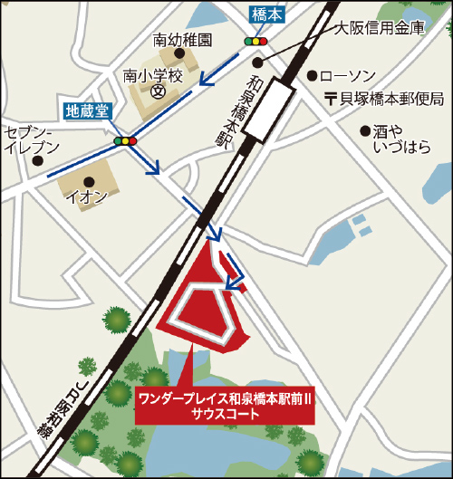 現地案内図