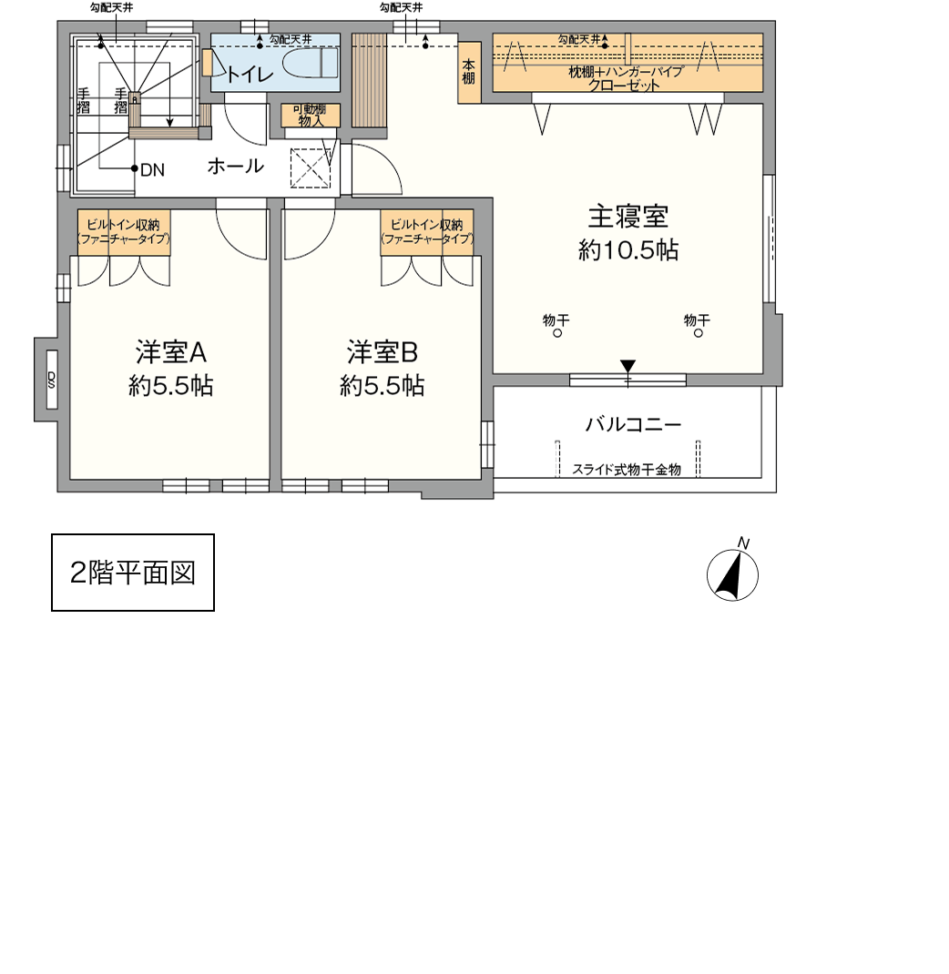 2階平面図