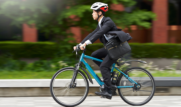 自転車通勤イメージ