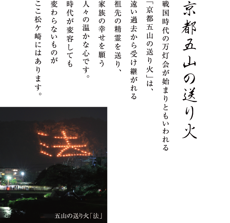 京都五山の送り火