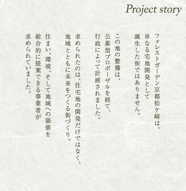 Project story