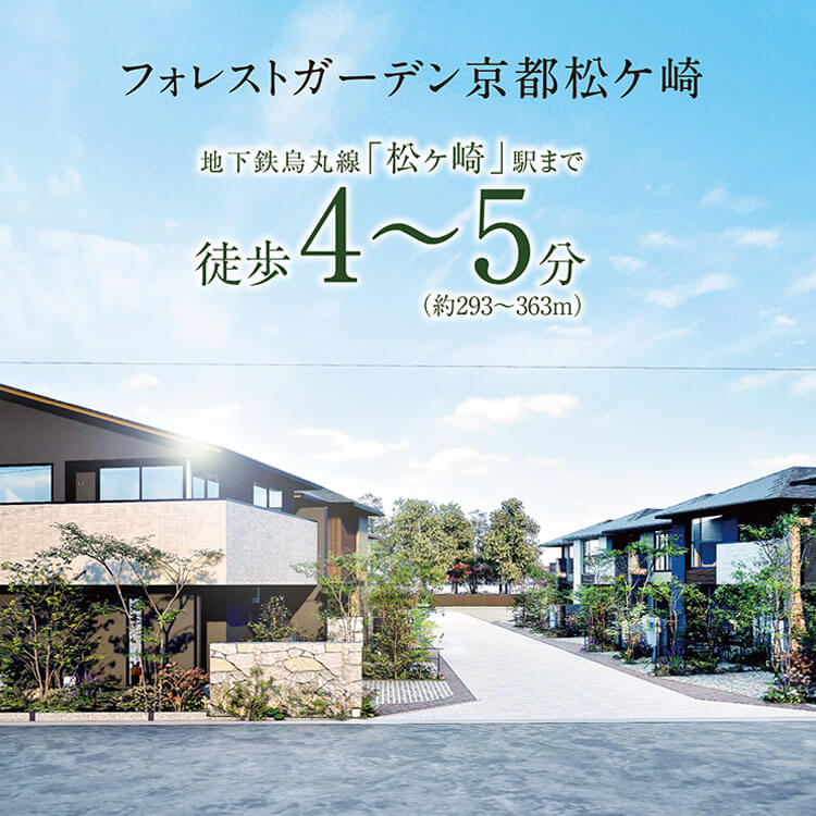 >街並み完成予想CGイラスト（左より10、11、12、5、6、7、8、9号棟）