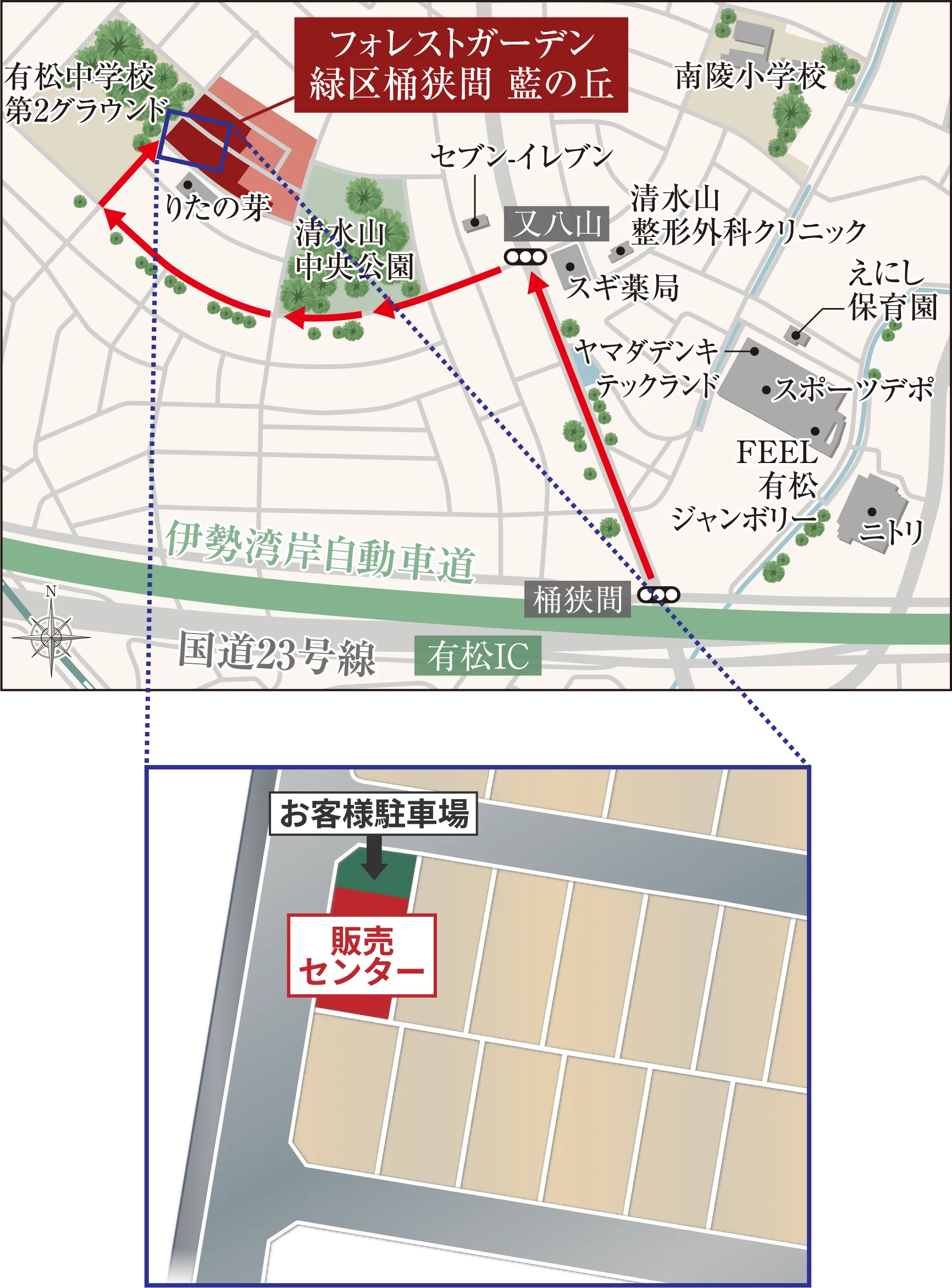 狭域案内図