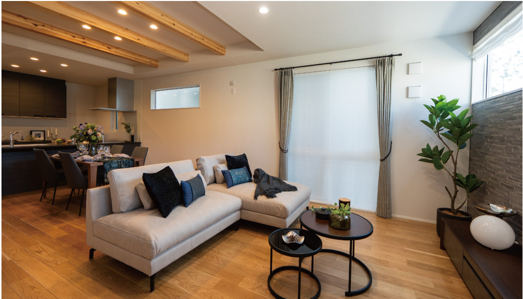 Living Dining Kitchenのモデルハウス写真
