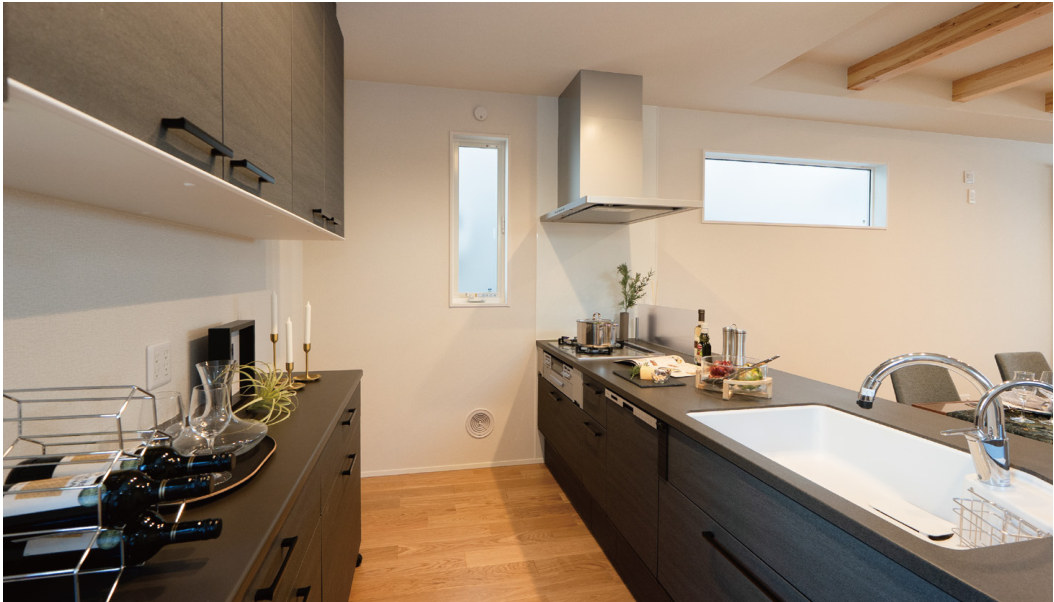 Kitchenのモデルハウス写真