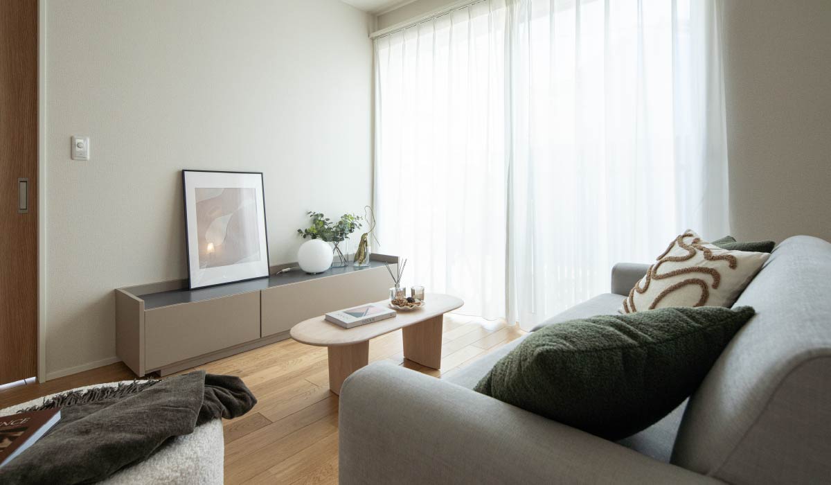 1号棟リビング写真