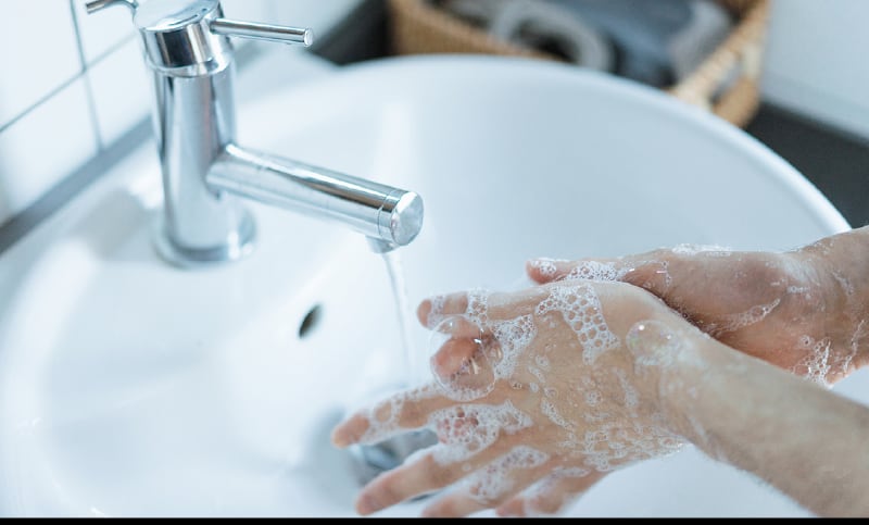 ただいま手洗い