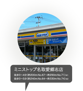 ミニストップ名取愛島店