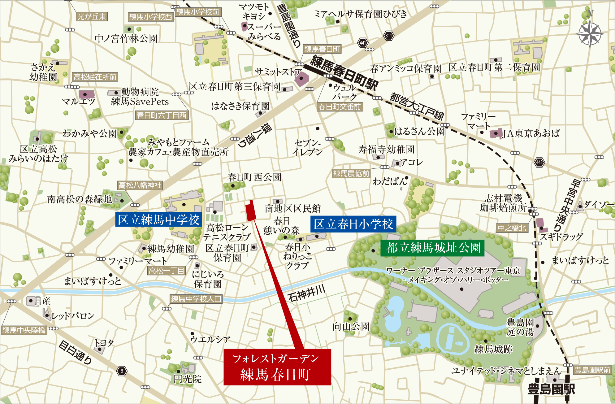 現地案内図