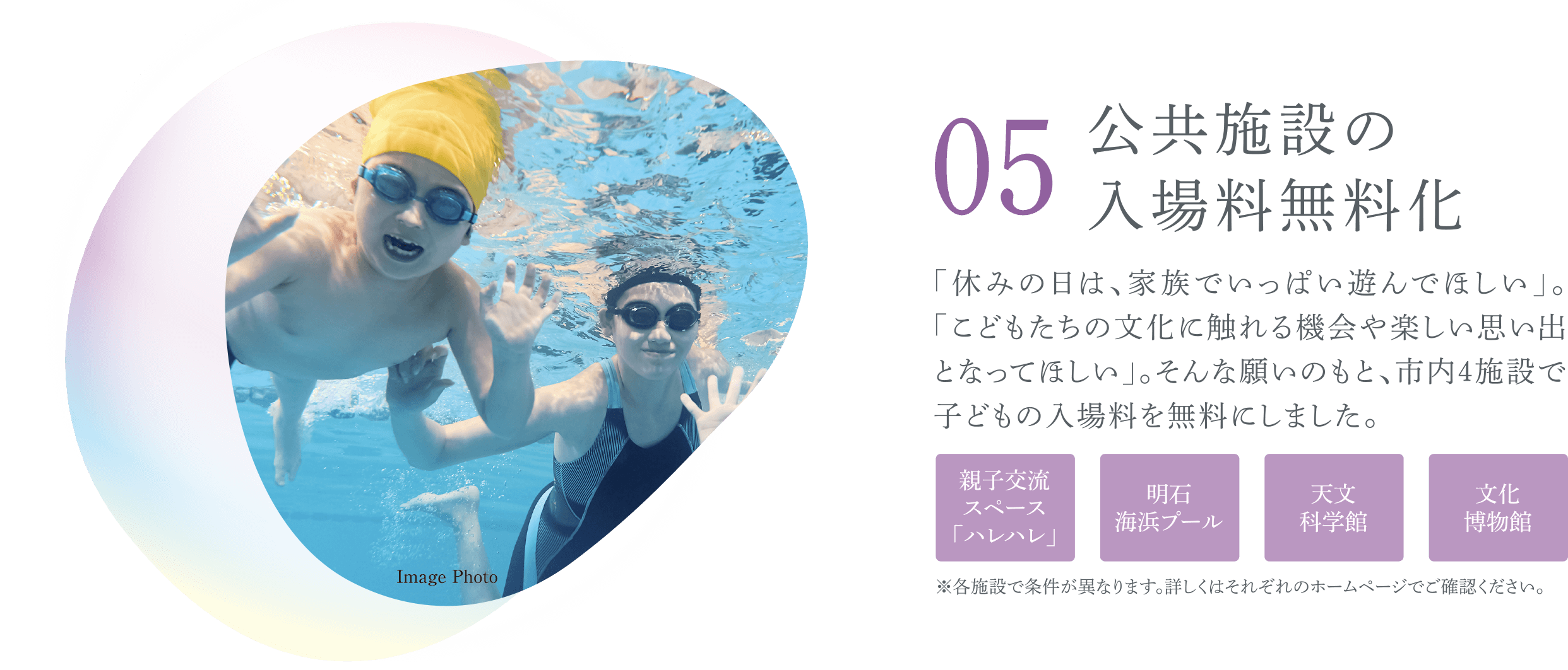 05 公共施設の入場料無料化