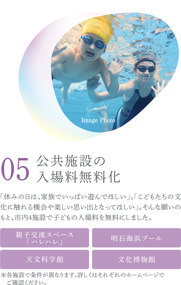 05 公共施設の入場料無料化