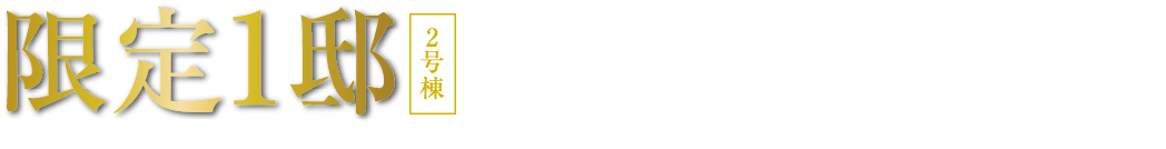 限定1邸 2号棟 モデルハウス家具付き分譲