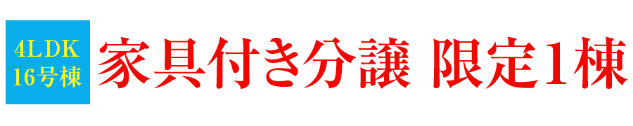 決算大商談会！ 16号棟300万円DOWN17号棟300万円DOWN