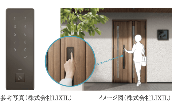 テンキー付屋外リーダーイメージ
