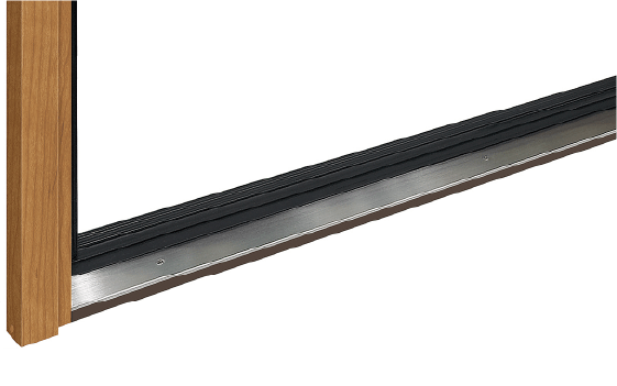 ゴム製くつずり・下枠ステンレスカバー