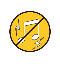 音の反響を抑えます。