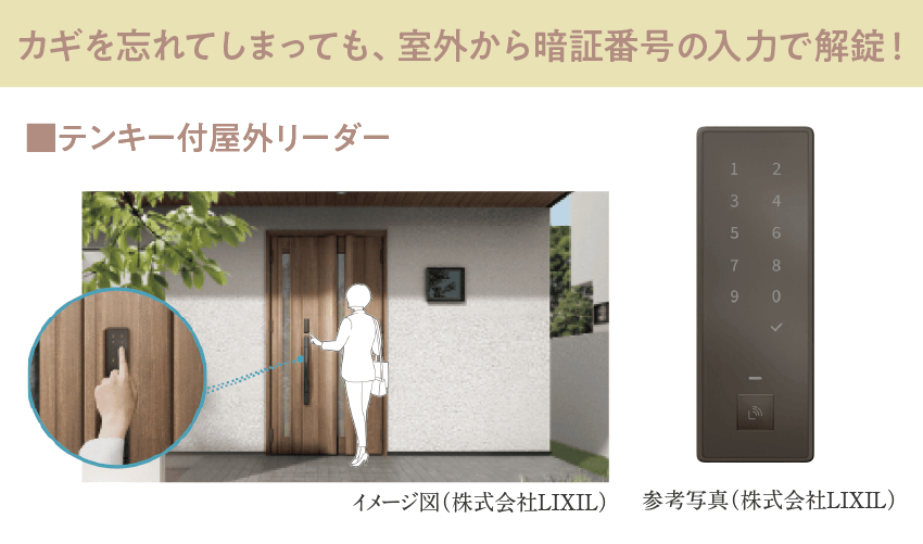 テンキー付屋外リーダー