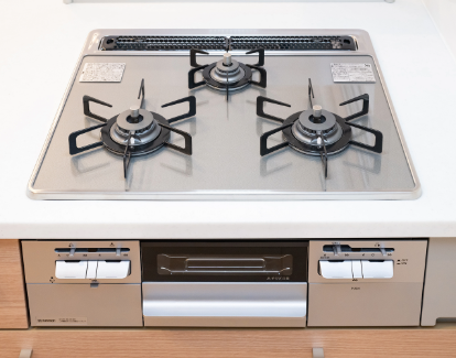 ガラストップコンロ