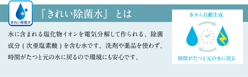 『きれい除菌水』とは