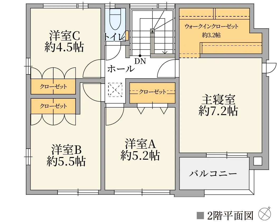 2階平面図