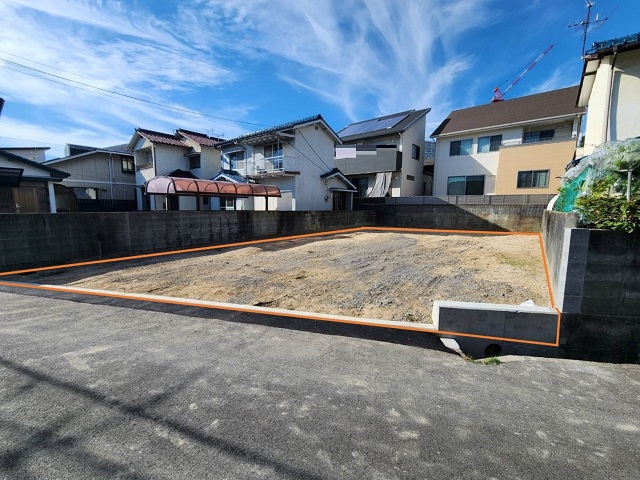 現地1号地 (南東より撮影)