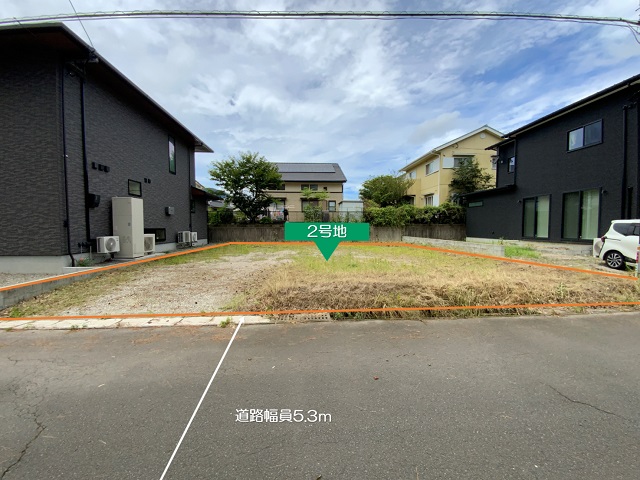 2号地(南東側より撮影)