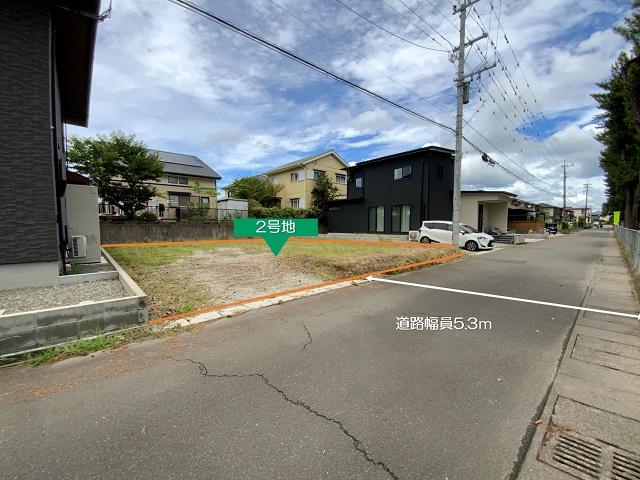 2号地(南側より撮影)