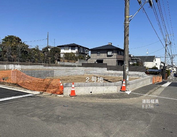 現地 全景②(敷地南西側から撮影)