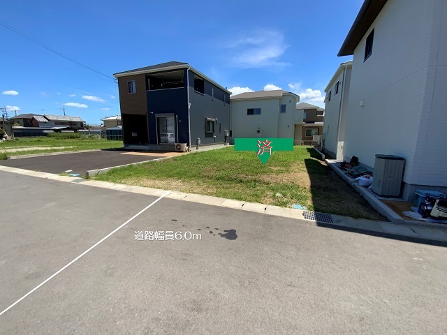 現地(1号地 西側から撮影)