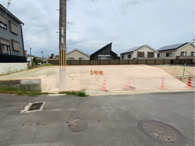1号地(南側より撮影)