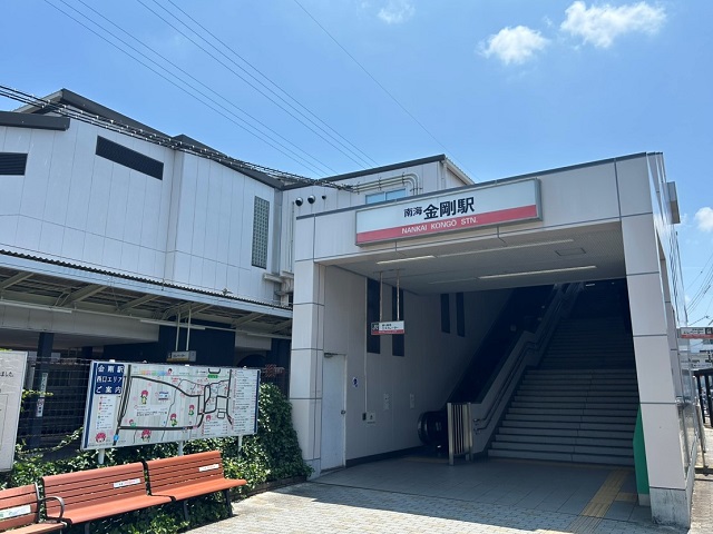 南海高野線「金剛」駅