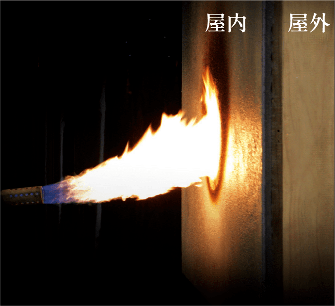 せっこうボード耐火実験