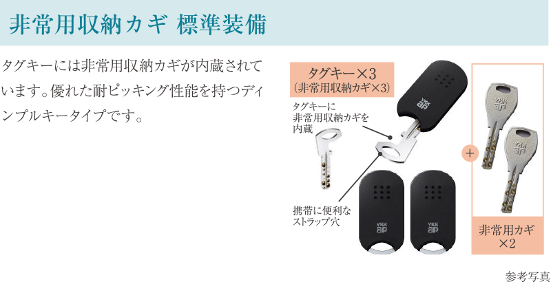 非常用収納カギ