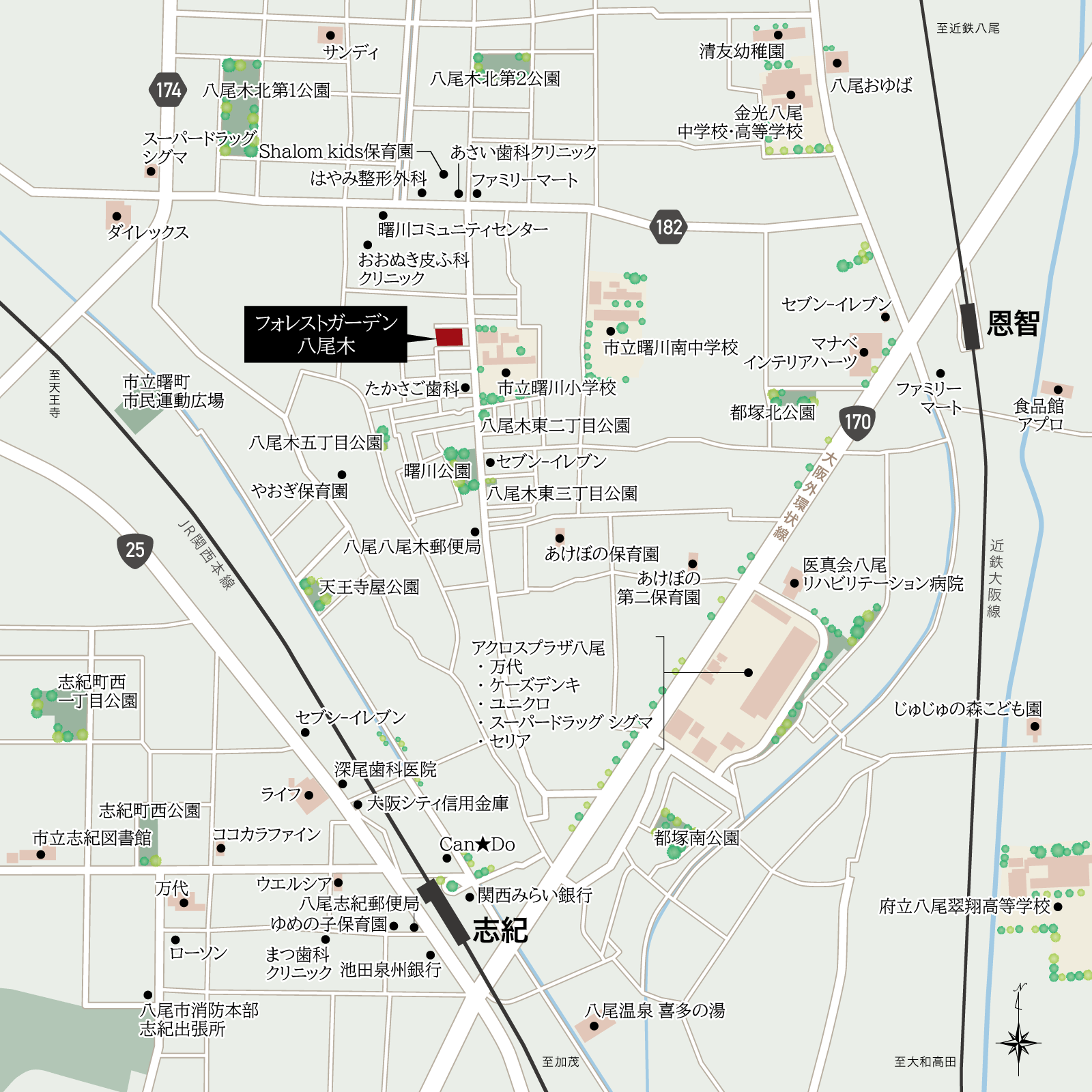 現地案内図