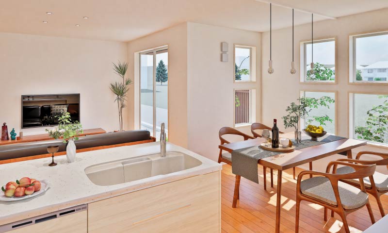 内観完成予想図（5号棟）